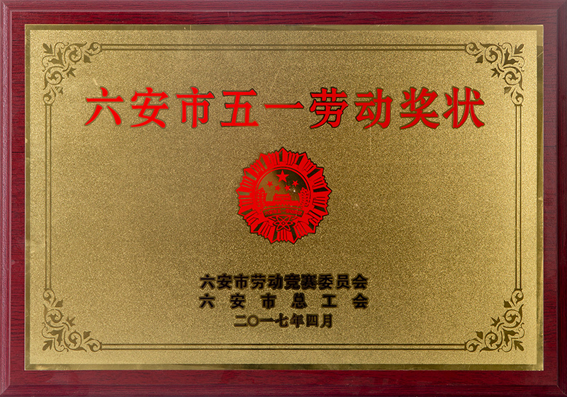 Lu'an May 1st Labor Award